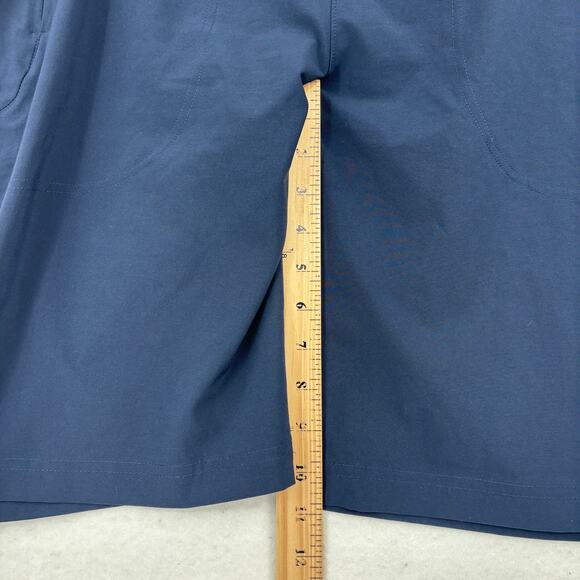 Columbia Shorts Womens Size L Blue Pull On Stretch Zip Pockets High Rise - Picture 8 of 10